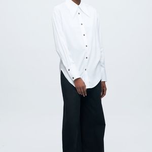 Kotn Point Collar Shirt - White